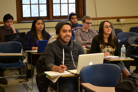 Image of students in class