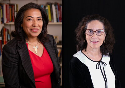 Isabel Molina-Guzman (left) and Angharad N. Valdivia (right)