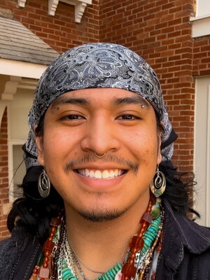 Richard Flores Jardines outside the LLS building.